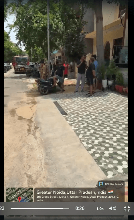 ग्रेटर नोएडा,डेल्टा-1 में गैस लाइन लीकेज से मची अफरा-तफरी, घंटों बाद भी नहीं हो सका समाधान - Photo 1